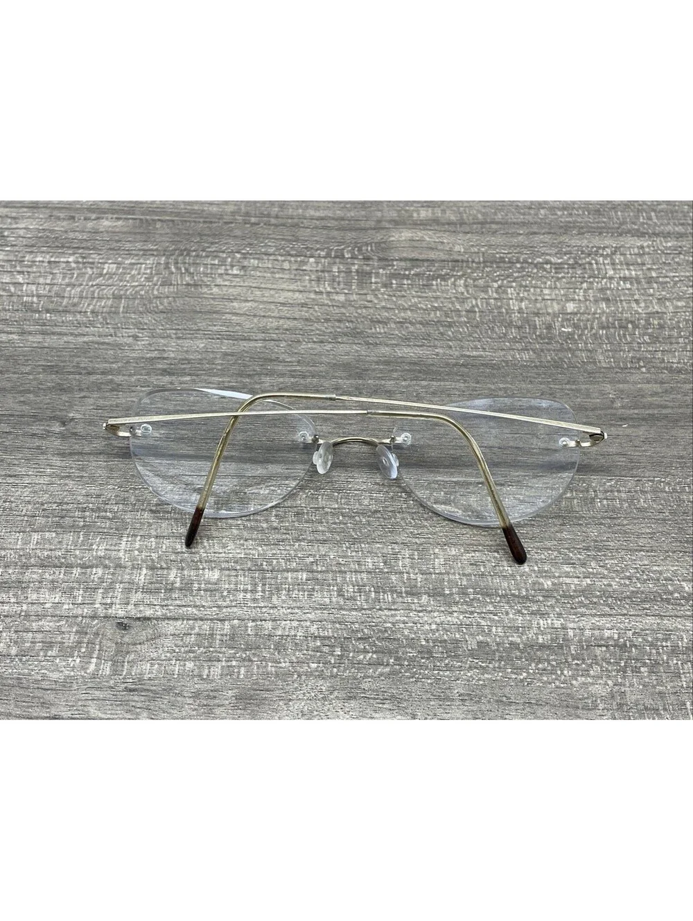 Marchon Airlock 2 760/6 062 Rimless Eyeglasses Gold Tone 49[]21-135 Frames